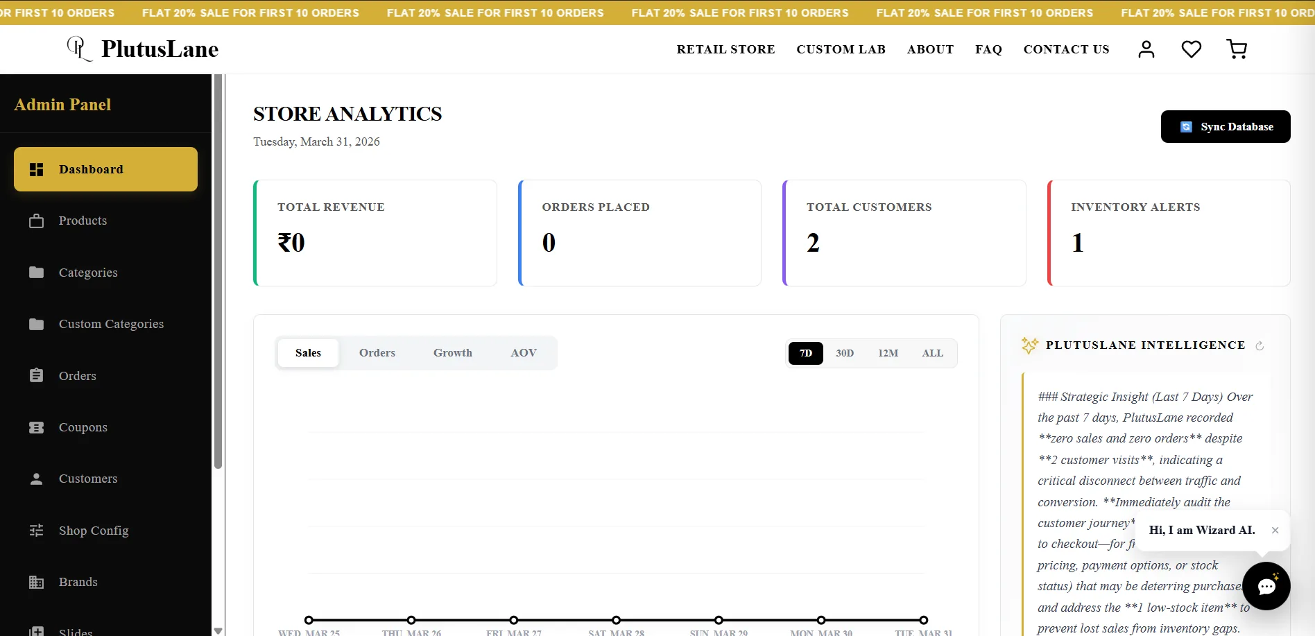 Admin Dashboard Showcase